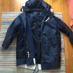 j crew rain coat